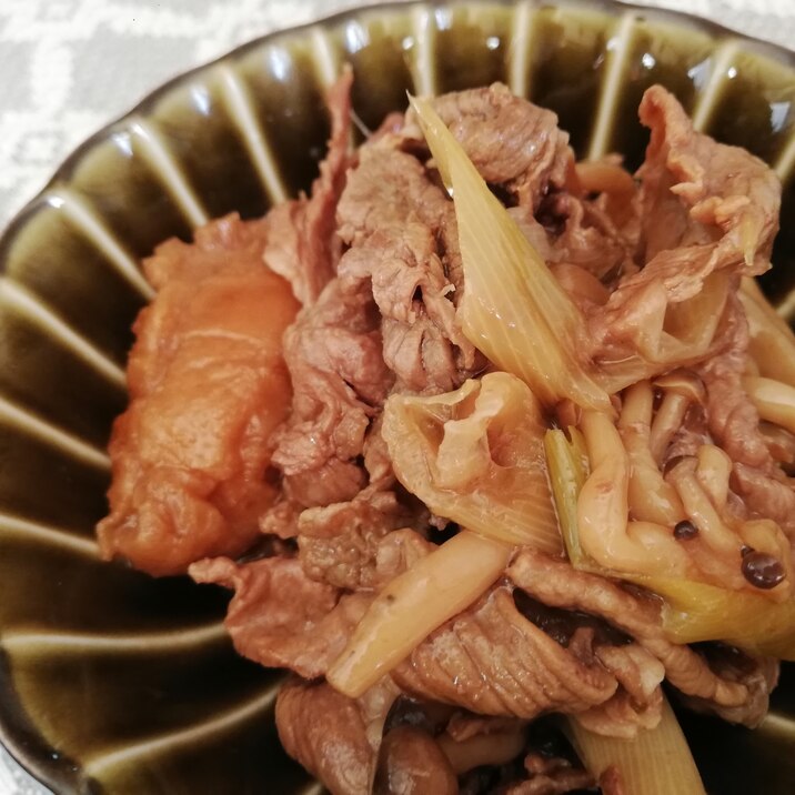 牛肉と仙台麩の煮込み